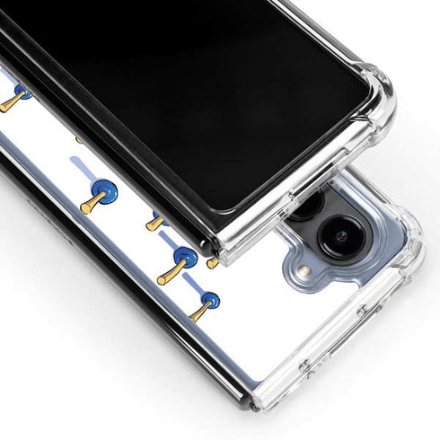 Marvel Deadpool Babypool Playing Galaxy Z Fold5 5G Clear Case